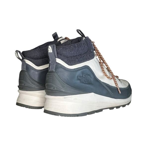 Mens The North Face Back to Berkeley Waterproof Boots Hiking Size 12 Gray White - Picture 4 of 5